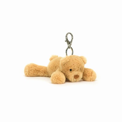 Jellycat Smudge Bear Bag Charm USA | 47361KCOX